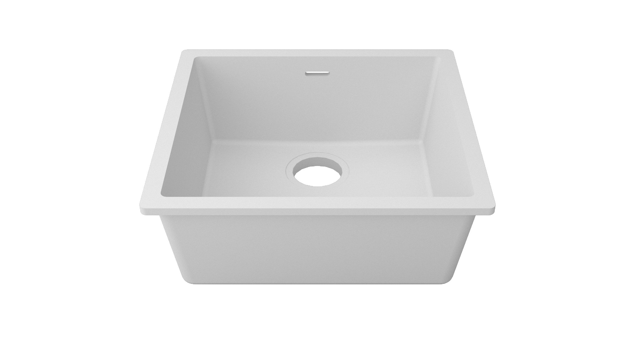 Porcelanosa BASIC Sinks Basic C836 - 44x40 cm E: Solid Surface Sinks Solid Surface 